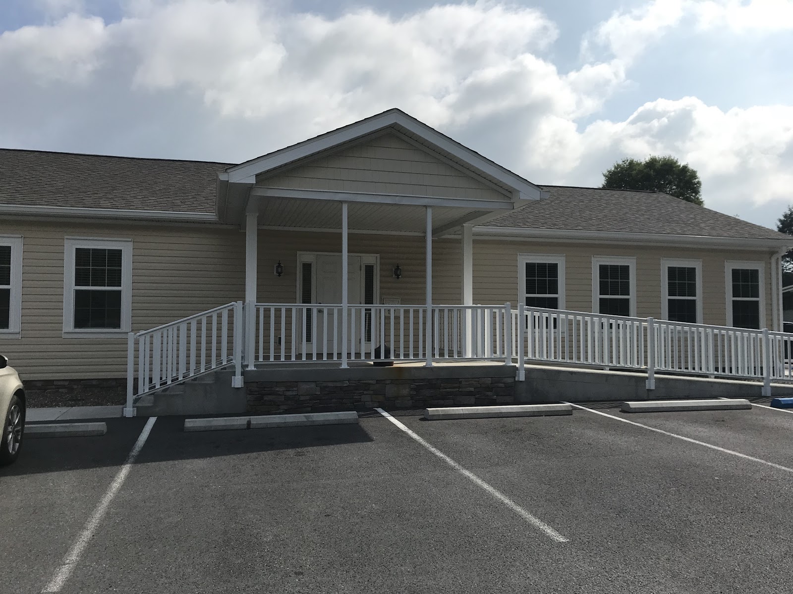 Shady Spring Public Service District office building and accessible entrance